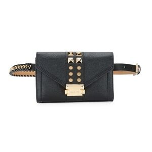 MICHAEL KORS  Studded Leather Belt Bag | Size S/M